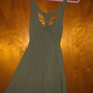 Green Criss Cross Romper